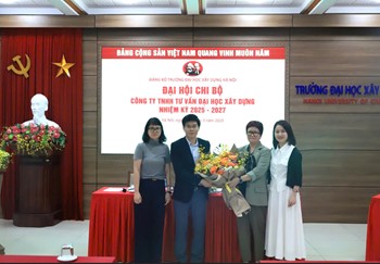 Chi bộ Công ty TNHH Tư Vấn Đại học Xây dựng tổ chức Đại hội Chi bộ nhiệm kỳ 2025 – 2027